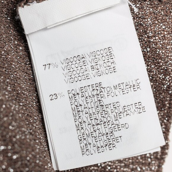 Brunello Cucinelli AW/20 Taupe Shimmer Knit Tank - Picture 6 of 7